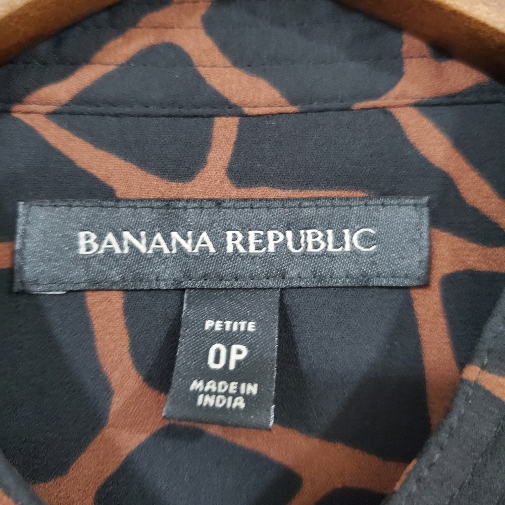 Banana Republic Maxi Shirt Dress Women's Size 0P - Picture 11 of 13